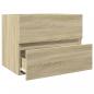 Preview: Waschbeckenunterschrank Sonoma-Eiche 60x38,5x45cm Holzwerkstoff