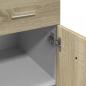 Preview: Schubunterschrank Sonoma-Eiche 80x46x81,5 cm Holzwerkstoff