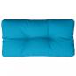 Preview: Palettenkissen Hellblau 70x40x12 cm Stoff