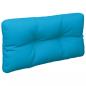 Preview: Palettenkissen Hellblau 70x40x12 cm Stoff