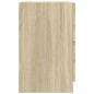 Preview: Waschbeckenunterschrank Sonoma-Eiche 40x37x59 cm Holzwerkstoff