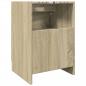 Preview: Waschbeckenunterschrank Sonoma-Eiche 40x37x59 cm Holzwerkstoff