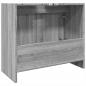 Preview: Waschbeckenunterschrank Grau Sonoma 63x29x55 cm Holzwerkstoff