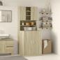 Preview: Waschmaschinenschrank Sonoma-Eiche 70,5x24x90 cm