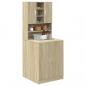 Preview: Waschmaschinenschrank Sonoma-Eiche 70,5x24x90 cm