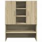 Preview: Waschmaschinenschrank Sonoma-Eiche 70,5x24x90 cm