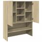 Preview: Waschmaschinenschrank Sonoma-Eiche 70,5x24x90 cm