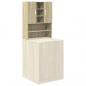 Preview: Waschmaschinenschrank Sonoma-Eiche 70,5x24x90 cm