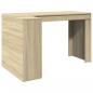 Preview: Schreibtisch Sonoma-Eiche 123,5x73,5x75 cm Holzwerkstoff