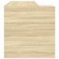 Preview: Schreibtisch Sonoma-Eiche 123,5x73,5x75 cm Holzwerkstoff