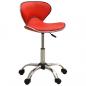 Preview: ARDEBO.de - 323675 Salon Spa Stool Red Faux Leather