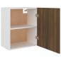 Preview: Hängeschrank Braun Eichen-Optik 50x31x60 cm Holzwerkstoff