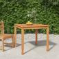 Preview: ARDEBO.de - Garten-Esstisch 85x85x75 cm Massivholz Teak