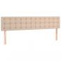 Preview: Boxspringbett mit Matratze & LED Cappuccino-Braun 200x200cm