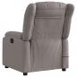 Preview: Massagesessel Elektrisch Taupe Stoff