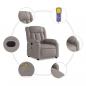 Preview: Massagesessel Elektrisch Taupe Stoff