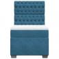 Preview: Boxspringbett mit Matratze Blau 90x190 cm Samt