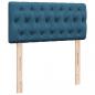 Preview: Boxspringbett mit Matratze Blau 90x190 cm Samt