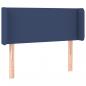 Preview: LED Kopfteil Blau 103x16x78/88 cm Stoff