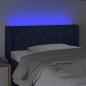 Preview: LED Kopfteil Blau 93x16x78/88 cm Stoff