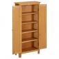 Preview: Schrank 50x22x110 cm Massivholz Eiche