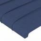 Preview: LED Kopfteil Blau 83x16x78/88 cm Stoff