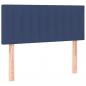 Preview: Boxspringbett mit Matratze Blau 90x190 cm Stoff