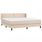 Preview: Boxspringbett Matratze Cappuccino-Braun 160x200 cm Kunstleder