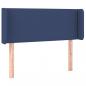 Preview: LED Kopfteil Blau 83x16x78/88 cm Stoff