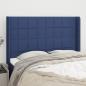 Preview: ARDEBO.de - Kopfteil mit Ohren Blau 147x16x118/128 cm Stoff