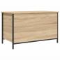 Preview: Sitzbank mit Stauraum Sonoma-Eiche 80x42,5x50 cm Holzwerkstoff