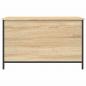 Preview: Sitzbank mit Stauraum Sonoma-Eiche 80x42,5x50 cm Holzwerkstoff