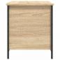 Preview: Sitzbank mit Stauraum Sonoma-Eiche 80x42,5x50 cm Holzwerkstoff