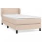 Preview: Boxspringbett Matratze Cappuccino-Braun 100x200cm Kunstleder