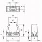 Preview: OBO Bettermann Quick-Schelle M20, PP, lichtgrau, RAL 7035 (100 ST)