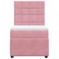 Preview: Boxspringbett mit Matratze Rosa 80x200 cm Samt