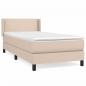 Preview: Boxspringbett mit Matratze Cappuccino-Braun 80x200cm Kunstleder