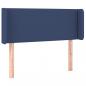 Preview: LED Kopfteil Blau 93x16x78/88 cm Stoff