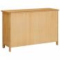 Preview: Schubladenschrank 105 x 33,5 x 73 cm Massivholz Eiche