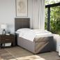 Preview: Boxspringbett mit Matratze Taupe 100x200 cm Stoff