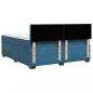 Preview: Boxspringbett mit Matratze Blau 180x200 cm Samt