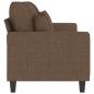 Preview: 3-Sitzer-Sofa Braun 180 cm Stoff