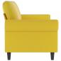 Preview: 3-Sitzer-Sofa Gelb 180 cm Samt