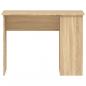 Preview: Schreibtisch Sonoma-Eiche 100x55x75 cm Holzwerkstoff