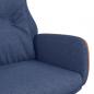 Preview: Relaxsessel Blau Stoff und PVC