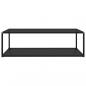 Preview: Couchtisch Schwarz 120x60x35 cm Hartglas