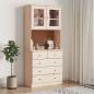 Preview: ARDEBO.de - Highboard ALTA 77x35x165 cm Massivholz Kiefer