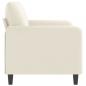 Preview: 2-Sitzer-Sofa Creme 140 cm Samt