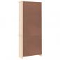 Preview: Vitrinenschrank ALTA 77x35x186,5 cm Massivholz Kiefer