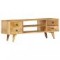 Preview: ARDEBO.de - TV-Schrank 110 x 35 x 40 cm Massivholz Mango